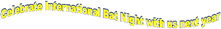 Celebrate International Bat Night with us next year